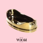 מגש אובלי קרמיקה אריה זהב 