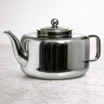 קומקום תה זכוכית דגם לייסי בגוון אפור