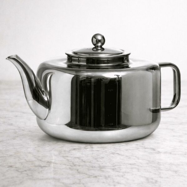 קומקום תה זכוכית דגם לייסי בגוון אפור