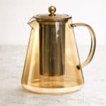 קומקום תה זכוכית דגם רייצ׳ל בגוון אמבר