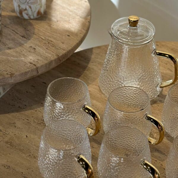 סט 6 כוסות דגם בועה