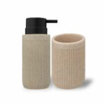 סט אמבטיה אוניקס בז אבן