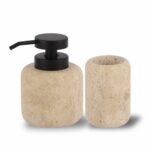 סט אמבטיה שייש טרוונטין