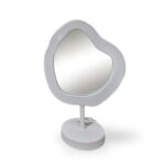 מראה שולחנית אלין אבן לבנה S