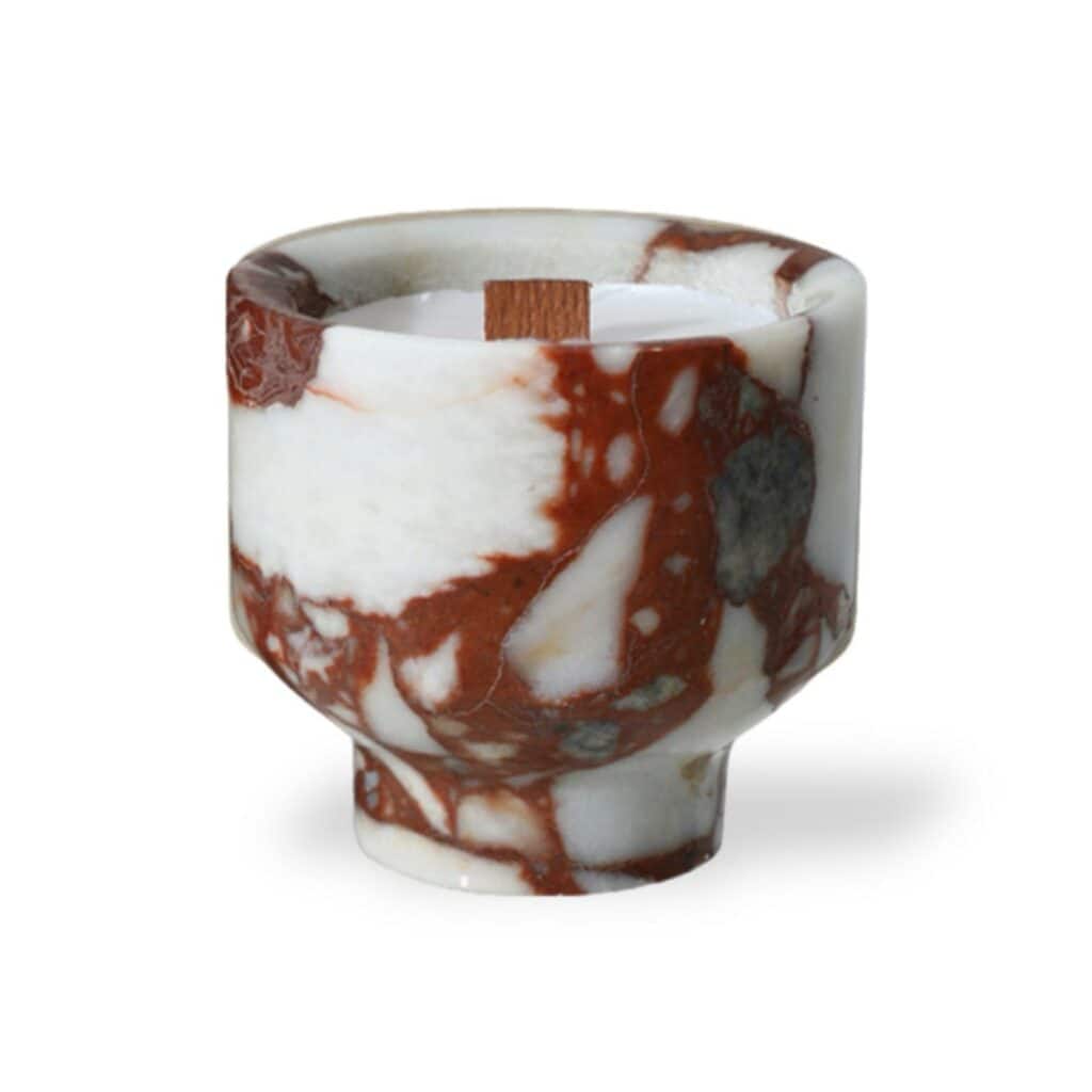 נר שייש אדום