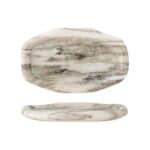 מגש נור שייש חום אמורפי