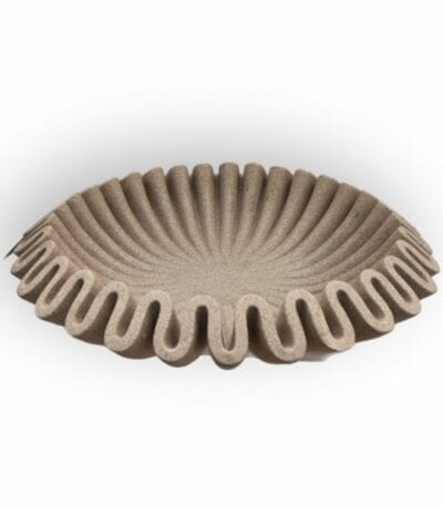 קערה ליילה פרח חום