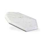 מגש שייש מעוין לבן צר