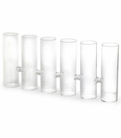 סט 6 אגרטלי זכוכית מורן