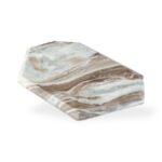 מגש שייש מעוין חום