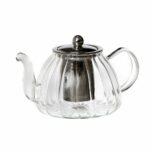 קנקנן זכוכית ניקל שטוח פסים 1L