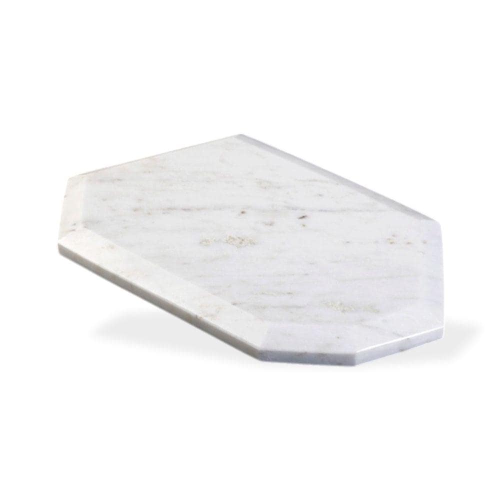 מגש שייש מעוין לבן מגש שייש מעוין לבן