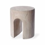 שולחן צד נורי דמוי טרוונטין