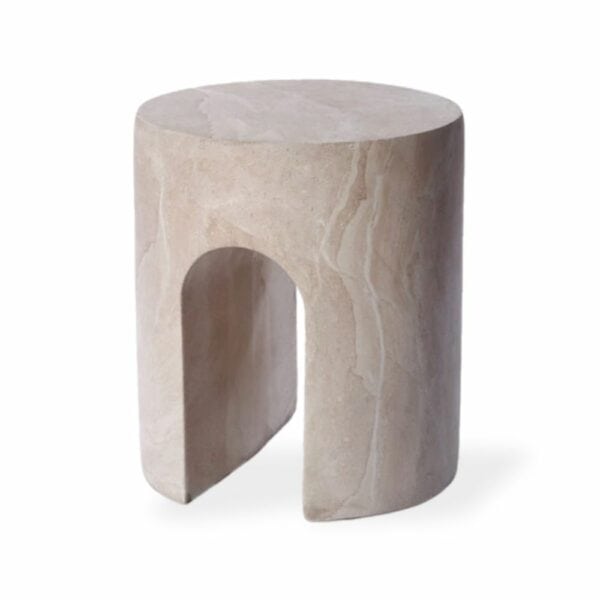 שולחן צד נורי דמוי טרוונטין