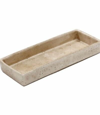 מגש דמוי טרוונטין מלבן צר