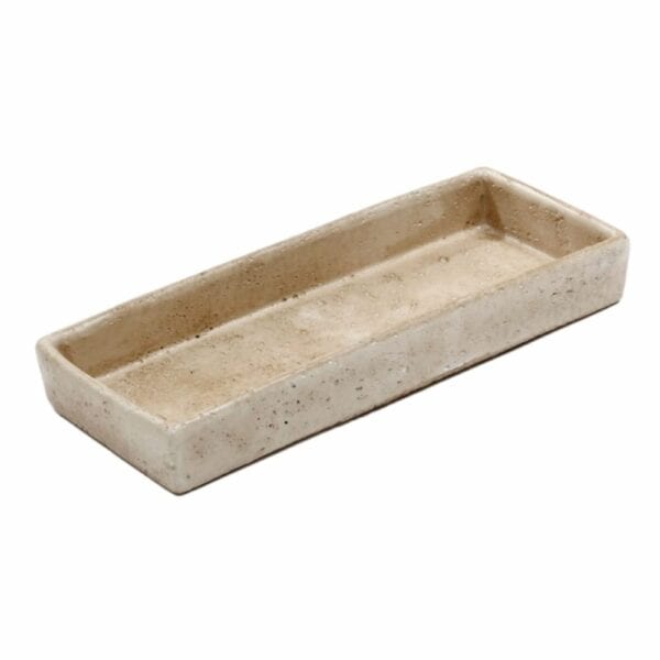 מגש דמוי טרוונטין מלבן צר