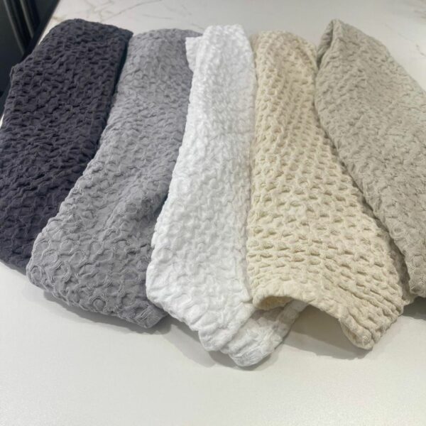 שלישית מגבות מטבח במבחר גוונים