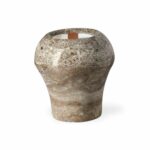 נר שייש חום