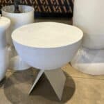 שולחן צד לני לבן